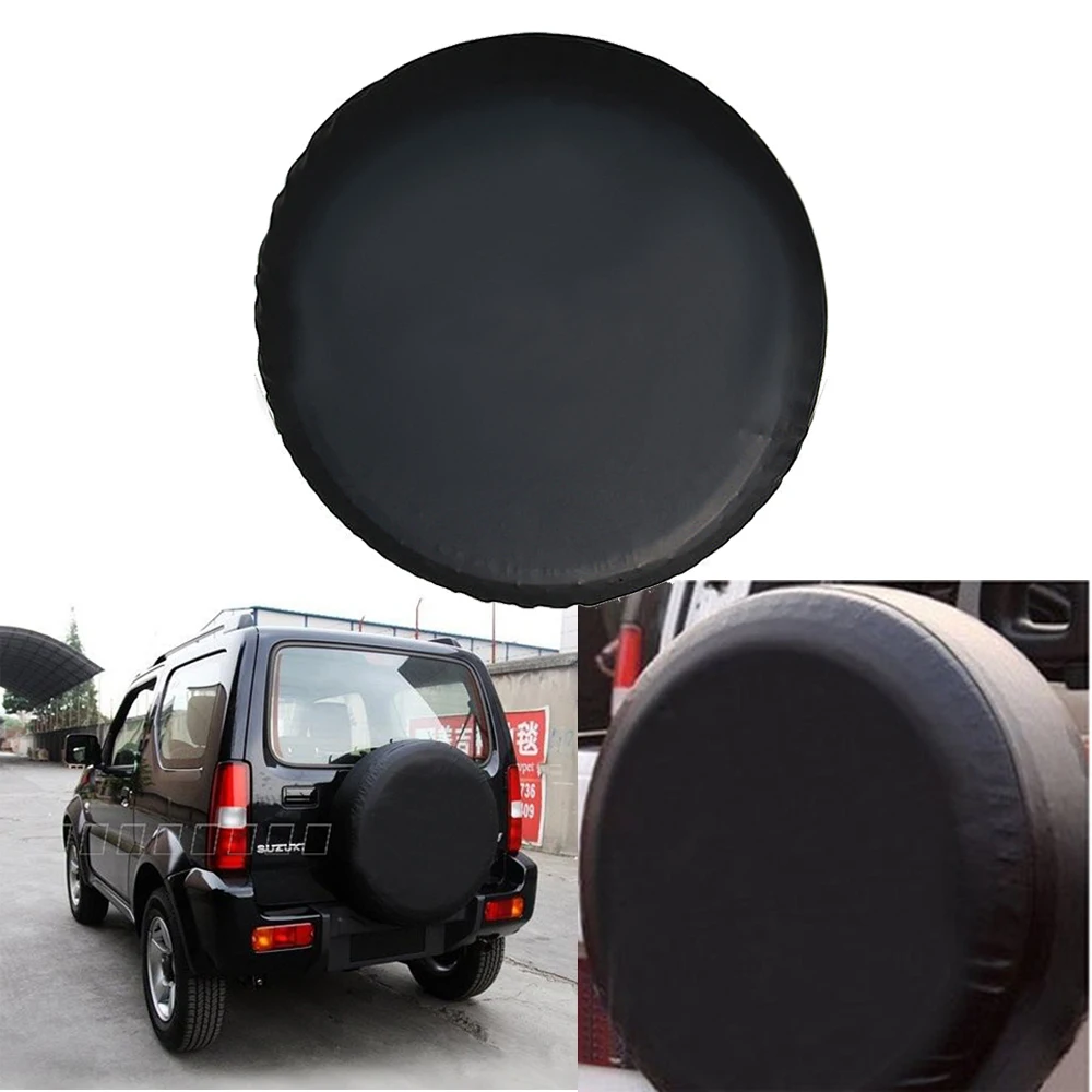 Universal Black Car Spare Tyre Cover Wheel Tire Covers 13