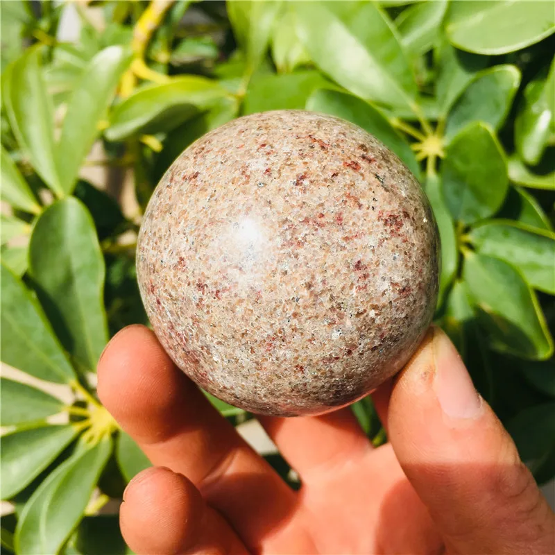 4-6cm Natural  crystal Meteorite mother stone divination energy stone ball photography decorative ball 1pc