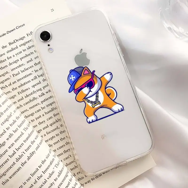 Cute Cartoon Animal Shiba Inu and Husky Corgi Phone Case for iphone 13 11 12 pro XS MAX 8 7 6 6S Plus X 5S SE 2020 XR case