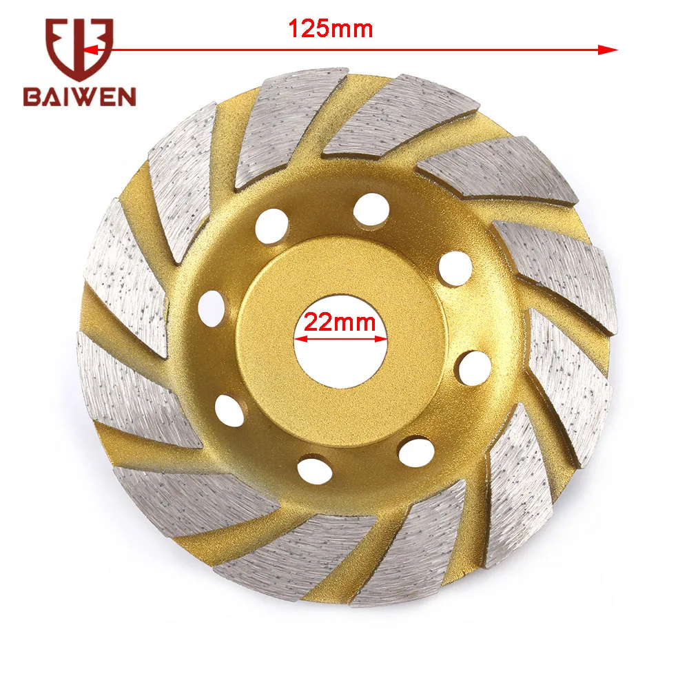 Imagem -05 - Segmento de Diamante Roda Moagem Copo Disco de Corte para Mármore Concreto Alvenaria Pedra Diamante Rebolo 100 125 150 180 mm