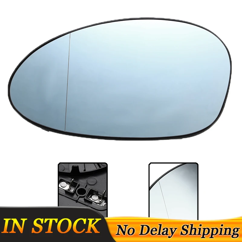 Car Door Side Wind Mirror Glass Heated Blue Tinted Left / Right Mirrors Car Exterior Accessories For BMW E82 E88 E90 E91 E92 E46