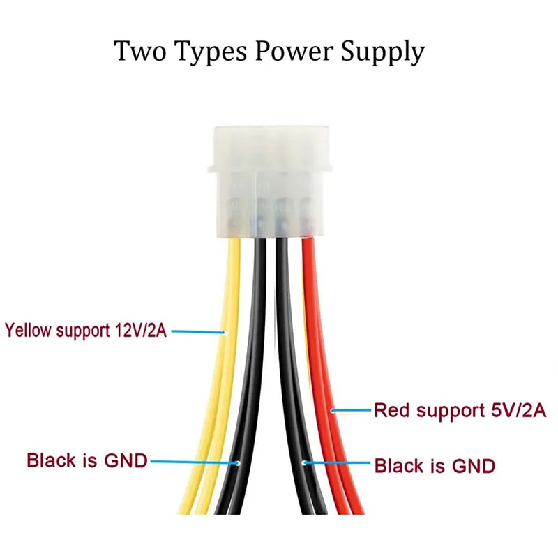 5 قطعة 4 دبوس موليكس إلى 2 × 15 دبوس SATA Power Y-محول كابلات لـ IDE 8 بوصة