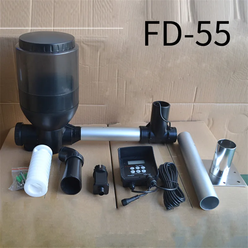JEBAO-Automatic Fish Feeder, Fish Pond Feeder, Fish Pond, Large Capacity, WIFI, FD-40, FD-55, FD-85, New