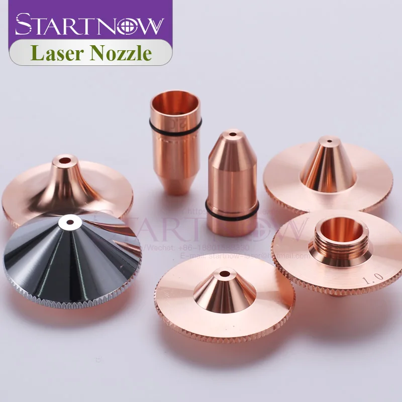 Startnow Raytools Laser Head Nozzles 32mm Double Single Layer 1.0 2.5 3.0 Enhanced Version Nozzle For Fiber Cutter Nozzle Holder