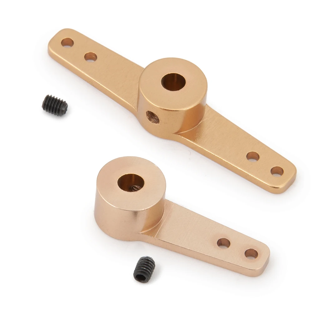 AXSPEED metallo sterzo Servo braccio singolo e doppio corno braccio 3.1/4.1/5.1mm per RC Car Boat Servo Roker Arms timone parti di aggiornamento