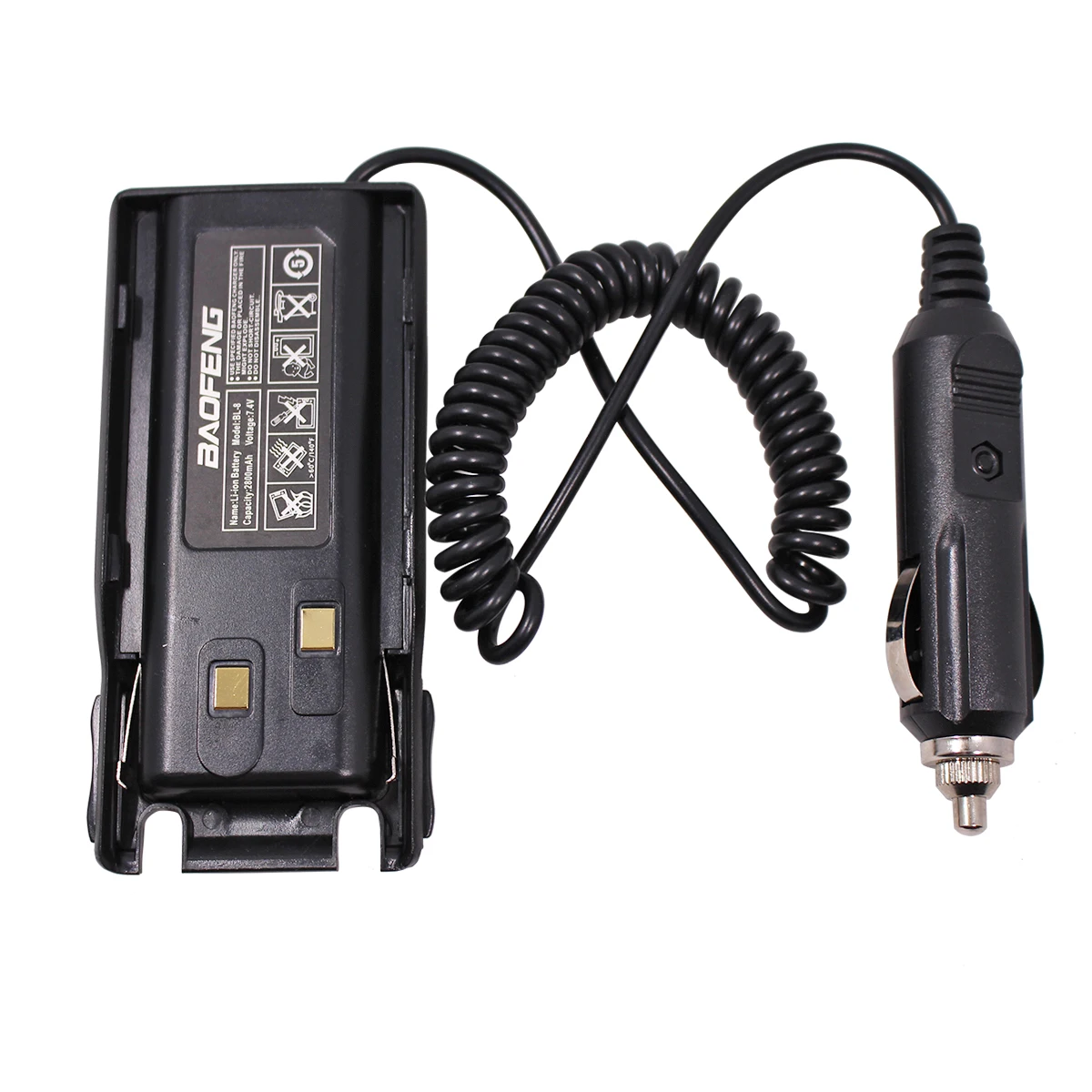 

Baofeng UV-82 12V Car Charger Battery Eliminator for Two Way Radio BAOFENG UV-82/Plus UV-82(II) UV-8HX GT-5TP Walkie Talkie