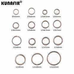 0.9mm-1.2mm Steel wire stainless steel jump rings 200pcs -1000pcs DIY accessories necklace chains parts