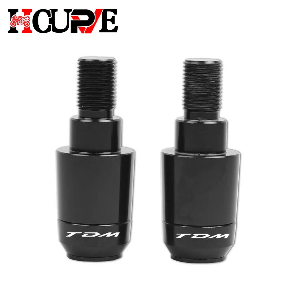 Motorcycle CNC End Plug Slider Handlebar Grips Ends Caps Cover For YAMAHA TDM900 TDM850 TDM 850 900