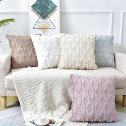 Soft Plush Pillow Cover Fluffy Cushion Cover Decorative Pillow Case Sofa Bedroom Living Room Home Decor 30*50|40*40|45x45|50*50