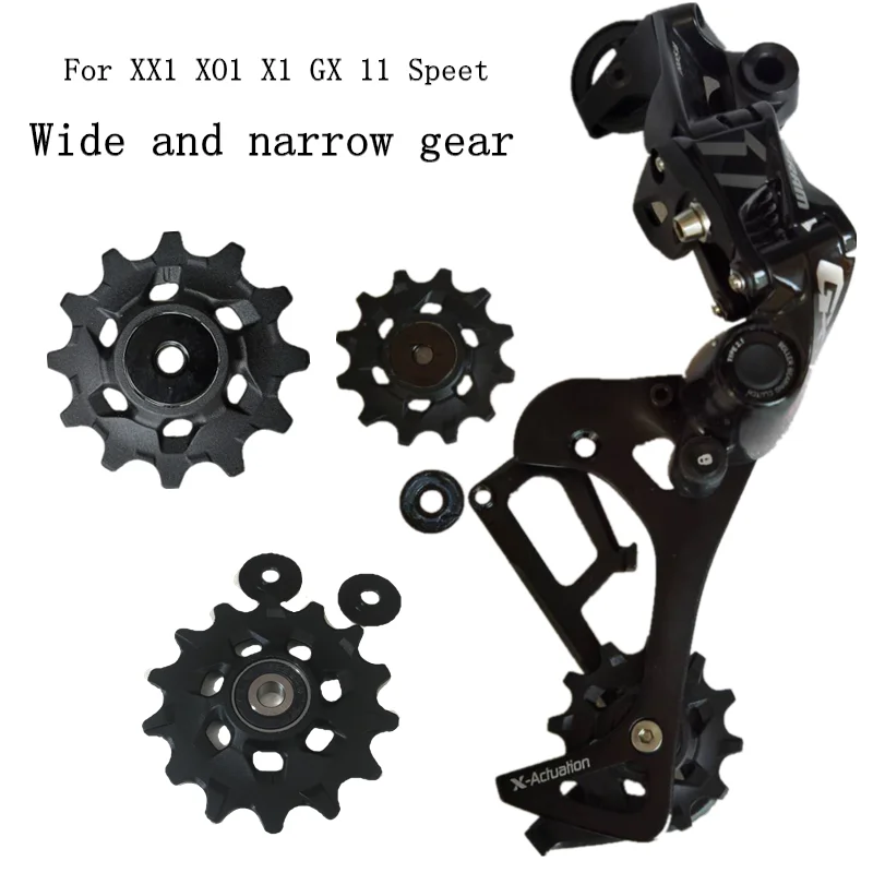 

XX1 XO1 X1 GX Road Bicycle Jockey Force Rival CX1 Red AXS 12T 11S/Speed Bike Pulley wheel Rear Derailleur Repair kit for Sram