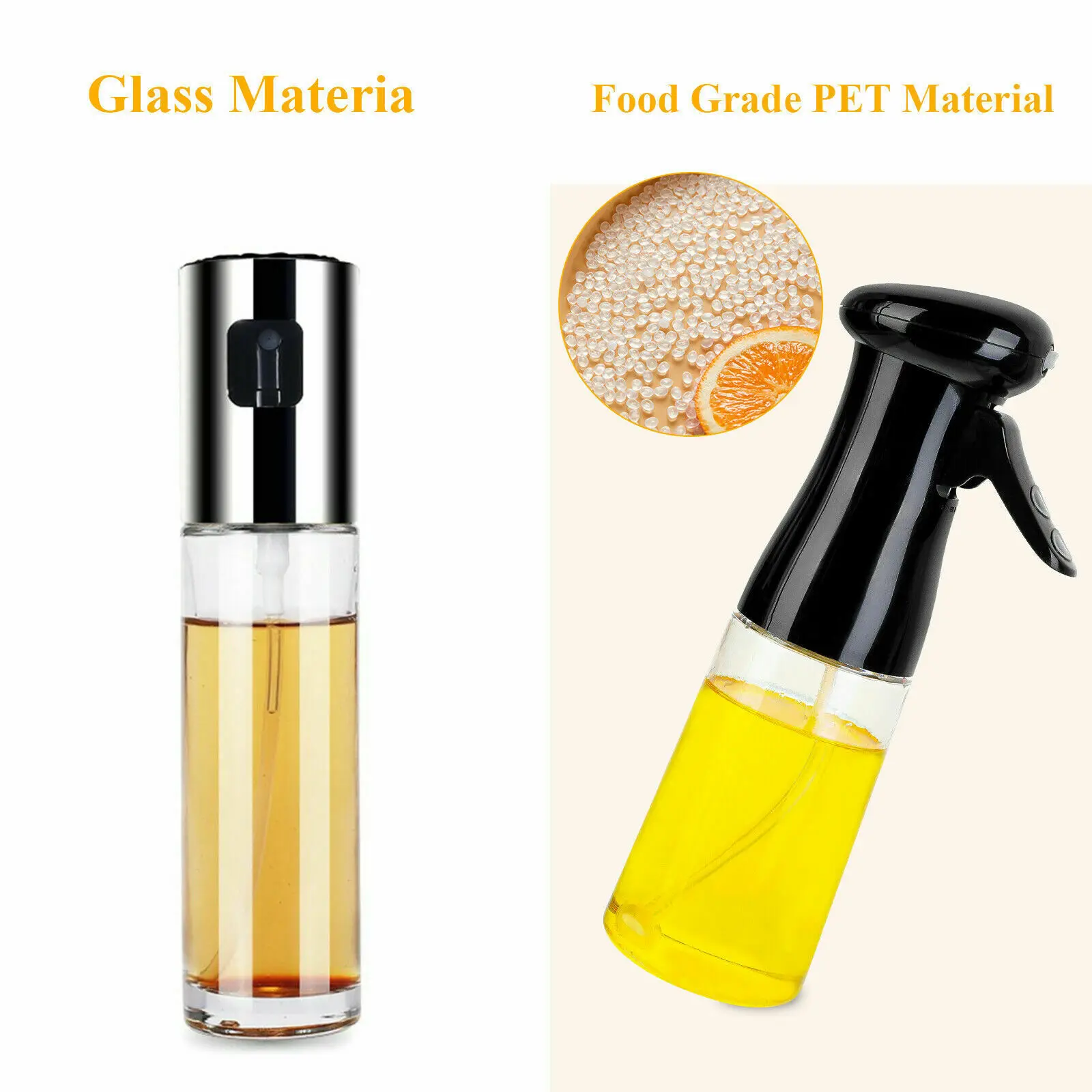 210ml Olive Oil Sprayer Mister Bottle Kitchen Gadgets Cooking BBQ Spray Bottle Dispenser For Baking Barbecue Salad Frying