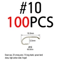 100 piezas Tamaño 10
