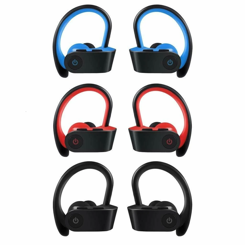 Auriculares Deportivos Bluetooth Inalámbricos Micrófono Cascos In Ear Run Correr Compatible con Todos los Dispositivos Bluetooth