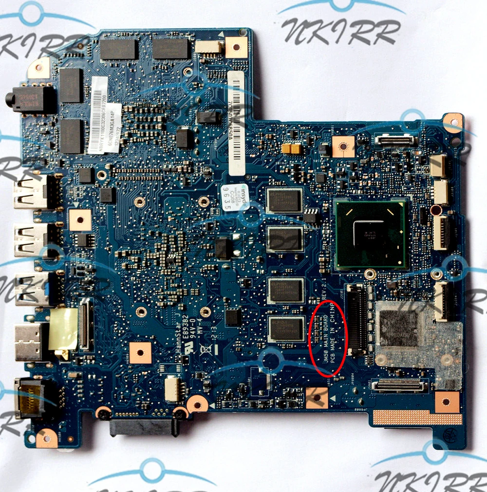 JM50 REV:2.1 NBRYK11006 NBRYK11007 I3-2367M GT640M 1G Fit for 40pin Screen Motherboard for Aspire M3-581 M3-581T M3-581TG