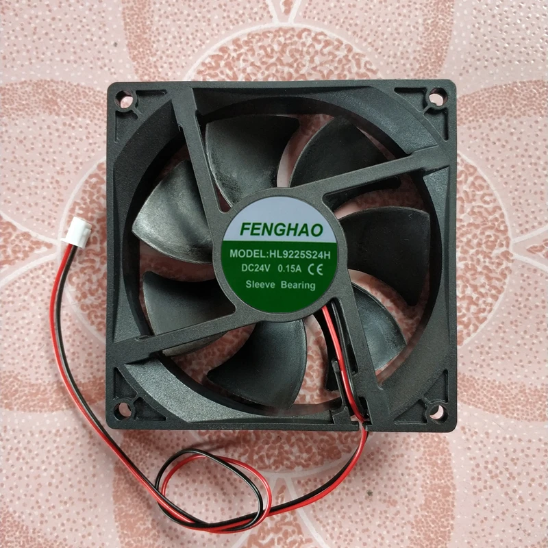 

FENGHAO HL9225S24H DC 24V 0.15A 92x92x25mm 2-Wire Server Cooling Fan