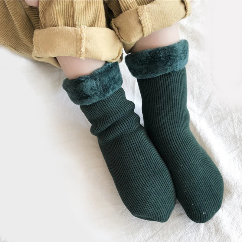 toddler winter long socks girl boys infant thermal cotton sock children kids velvet thick warm fashion sock new baby accessories