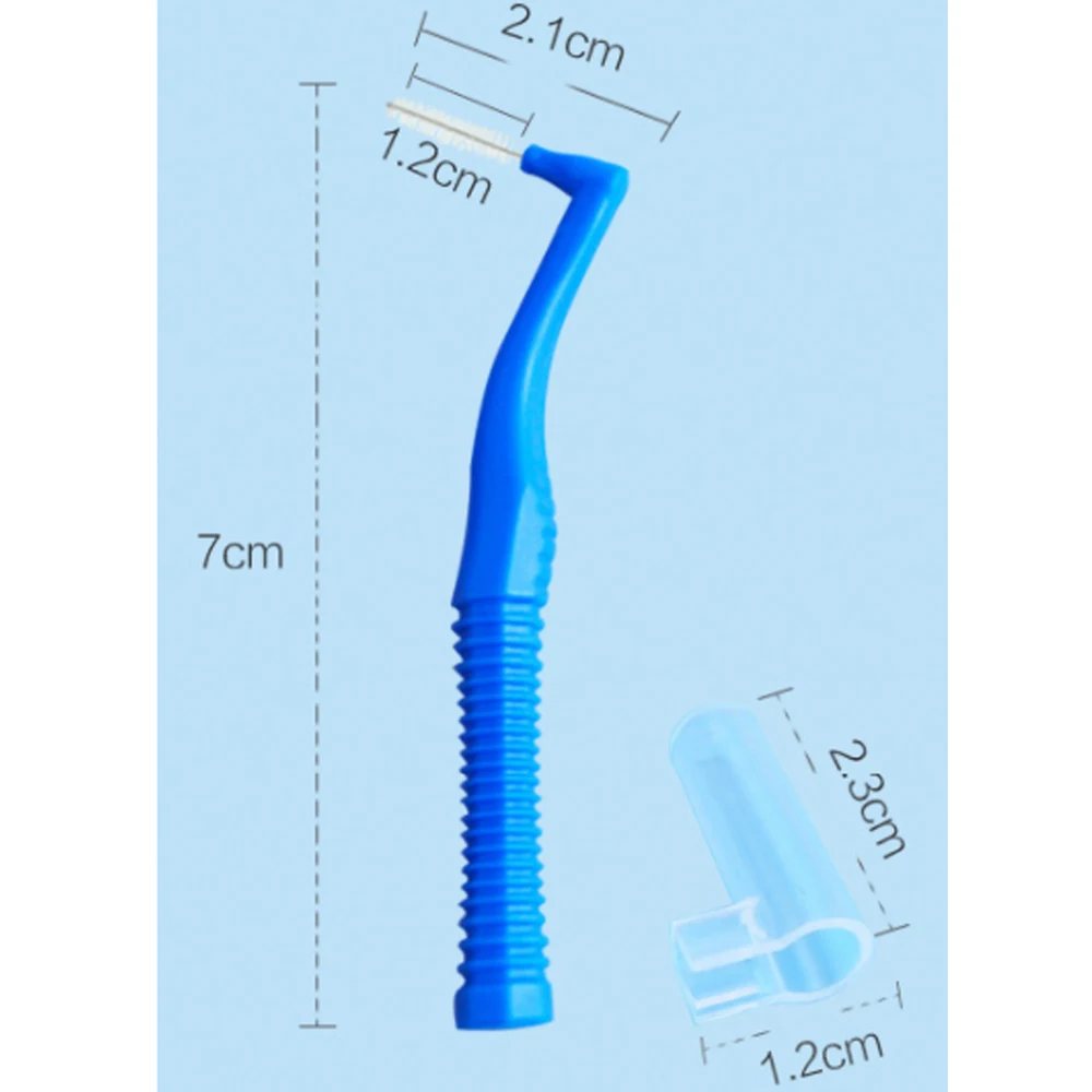 20Pcs/Box Adults Interdental Brush Clean Between Teeth Floss Toothpick Dental Orthodontic Oral Care Tooth Cleaning Tools