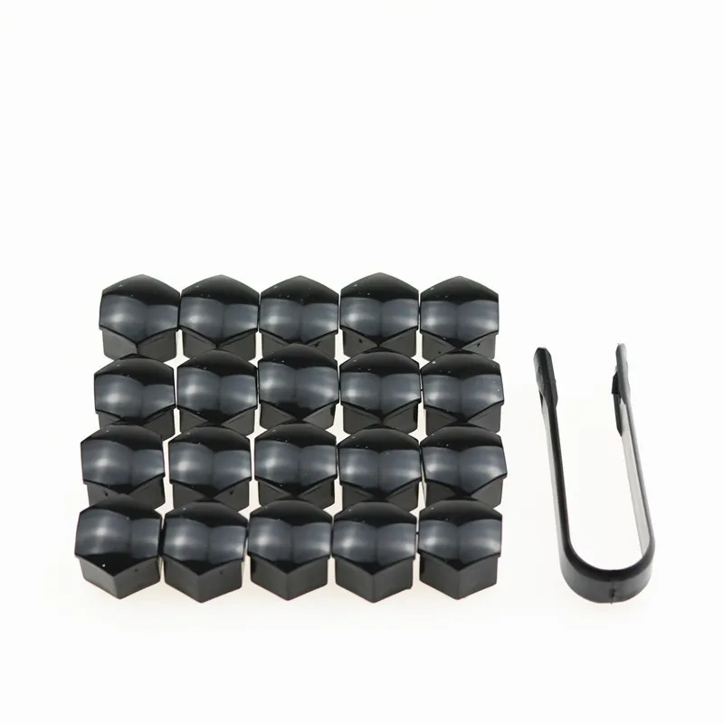 17mm 20Pcs/lot Wheel Lug Bolt Center Nut Covers Caps for Skoda Octavia A5 A7 1 Rapid Fabia Yeti Superb Accessories