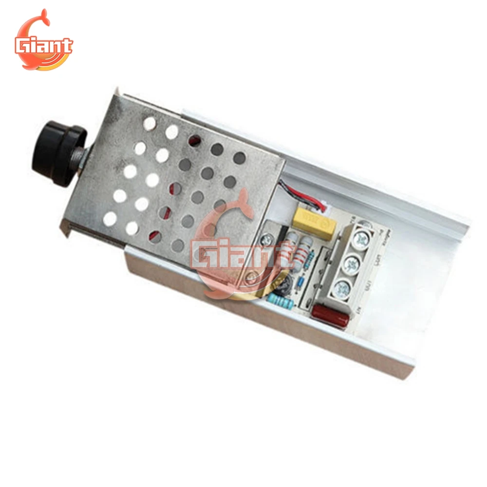 AC 220V 10000W Electronic SCR Voltage Regulator Dimming LED Dimmer Motor Speed Controller Thermostat 110V 220V Power Supply