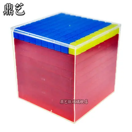 

Volume unit demonstrator Color cube decimeters Multilayer count Building blocks free shipping