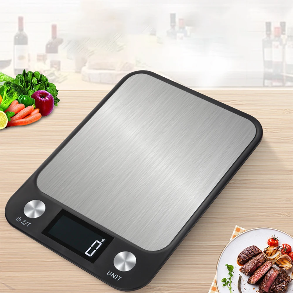 

Smart Electronic Scales Kitchen Cooking Libra Food Jewelry Digital Weight Balance Coffee Precision Amount Stainless Steel Mini