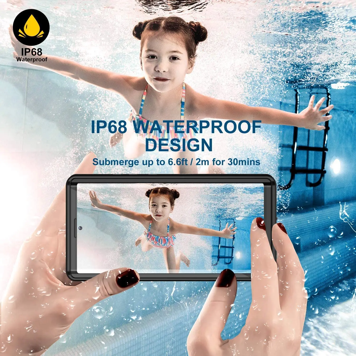 Waterproof Case for Samsung Galaxy S21 S20 S10 S9 S8 Plus Note 9 8 10 20 Ultra Shockproof Outdoor Sport Swim Cover for Samsung