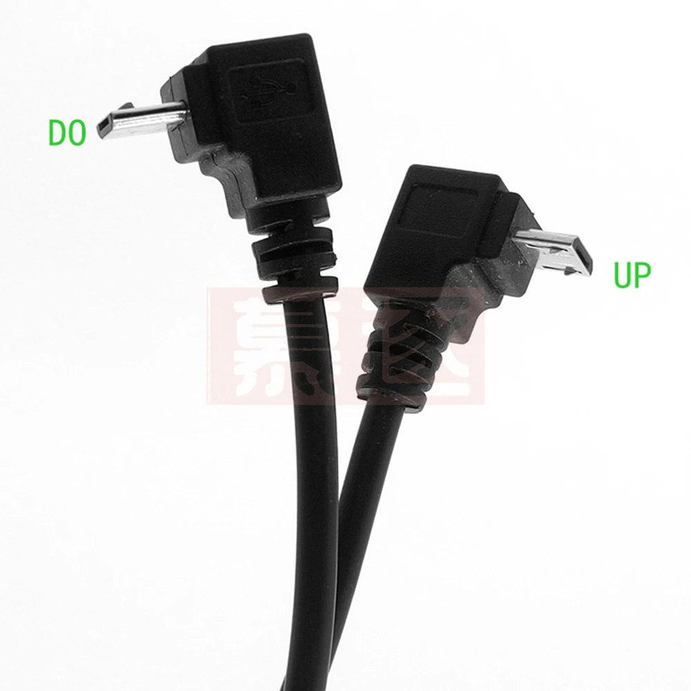 Type-C female to upper and lower left and right elbows micro USB Android male adapter charging data conversion cable