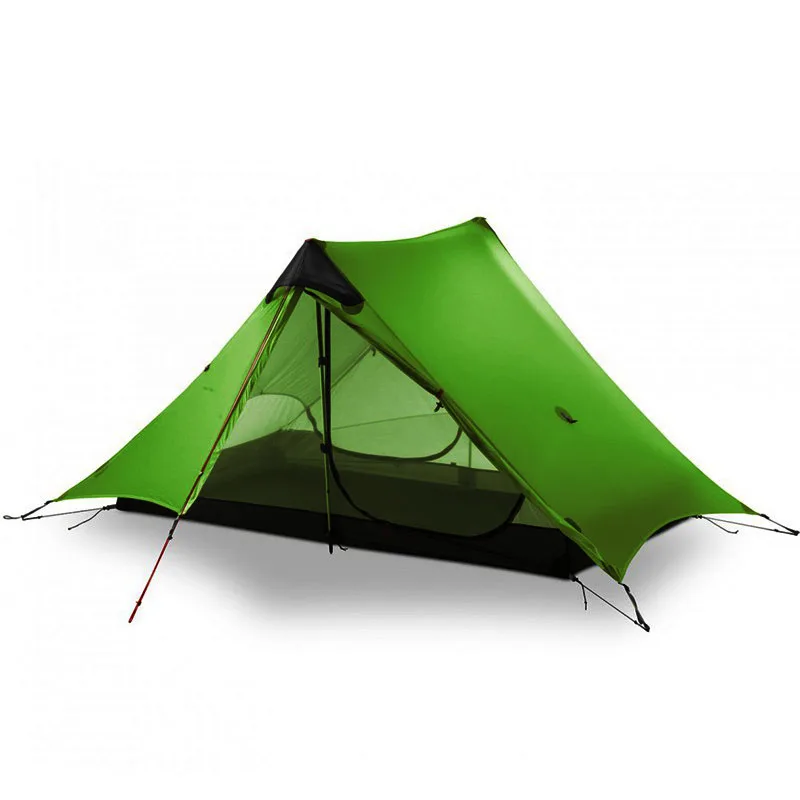 LanShan 2 3F UL GEAR 2 Person  Outdoor Ultralight Camping Tent 3 Season Professional 15D Silnylon Rodless Tent 4 Season