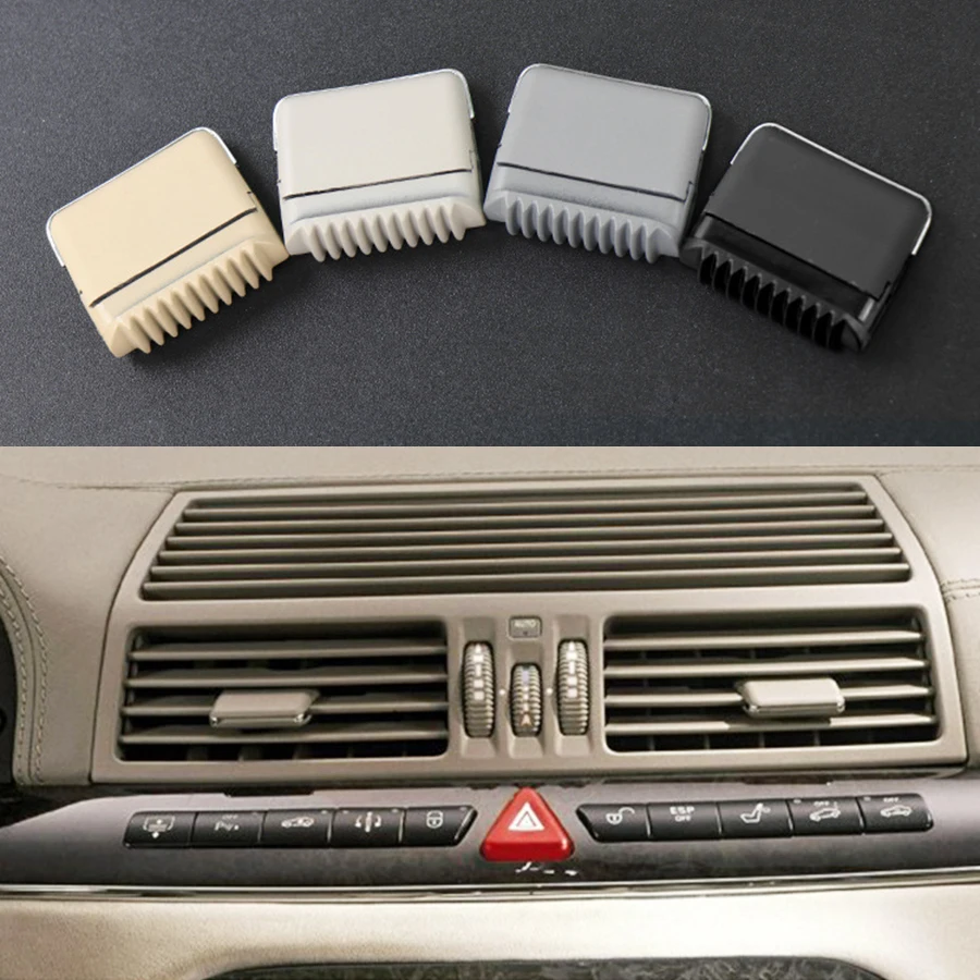 A/C Air Vent Outlet Tab Clip Car Front Air Conditioner Vent Repair Kit  For Mercedes Benz S Class S300 W220 1998-2005