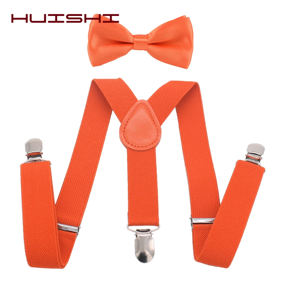 Kinderen Bretels Voor Broek Bowtie Set Bijpassende Smoking Pak Jongen Meisje Childs Verstelbare Y-Back Brace Riem Verstelbare Bowtie Bruiloft