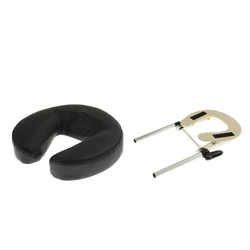 Universal Face Down Cradle para salão de beleza, ferramenta de massagem, Pillow Set, acupuntura, mesa, cama, casa, spa, 1, 2pcs