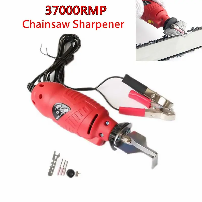 

37000rpm Electric Power Chain Saw Sharpener Grinder Machine Garden Tools Portable Electric Chainsaw Sharpening+Universal Adapter