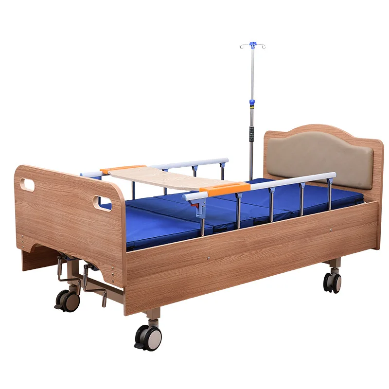 Mobile medical bed household multifunctional nursing bed double rocking nursing home medical bed