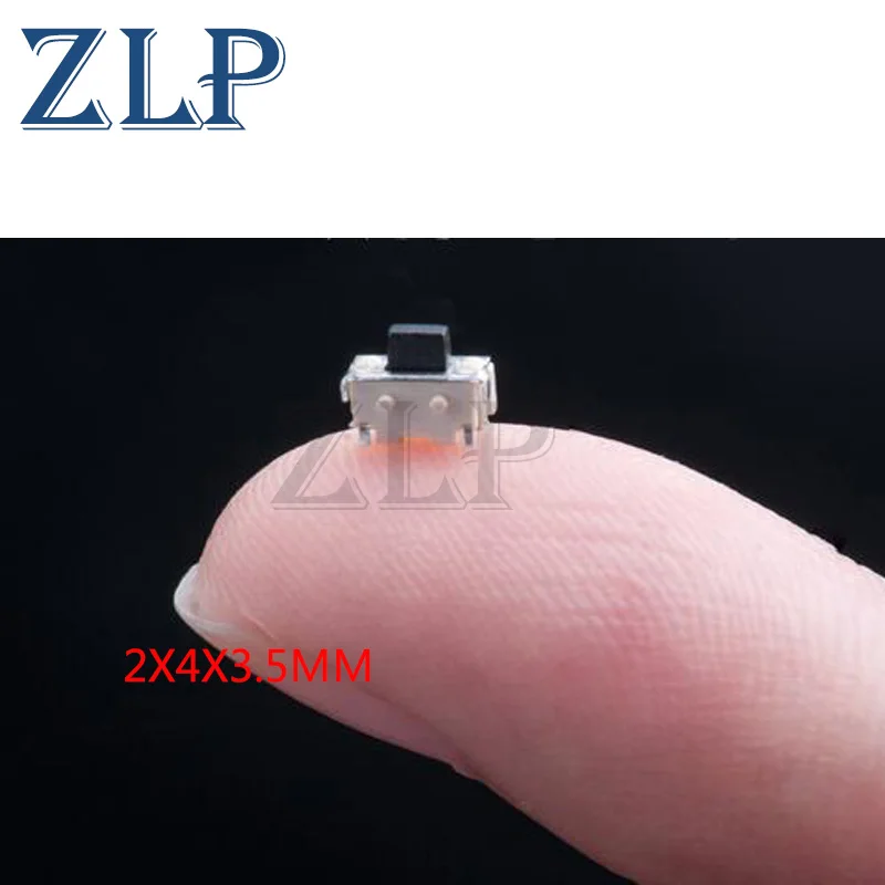 20pcs/lot 2x4 2*4*3.5 MM micro SMD Tact Switch side button Switch phone button Test button tablet MP3 MP4 power on key