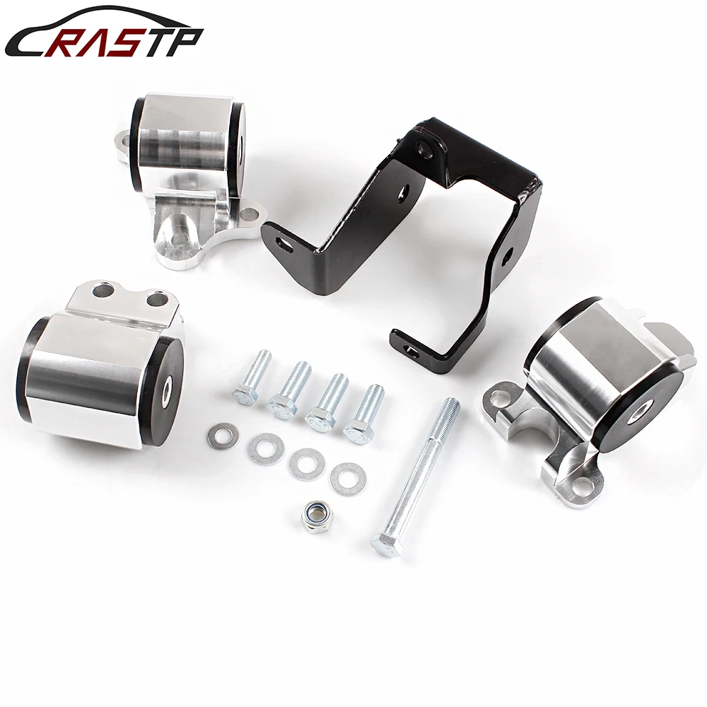 

RASTP-New Arrived BILLET 3-BOLT ENGINE MOTOR MOUNT KIT CIVIC EK D15 D16 B16 B18 B20 B D SERIES RS-EM1003