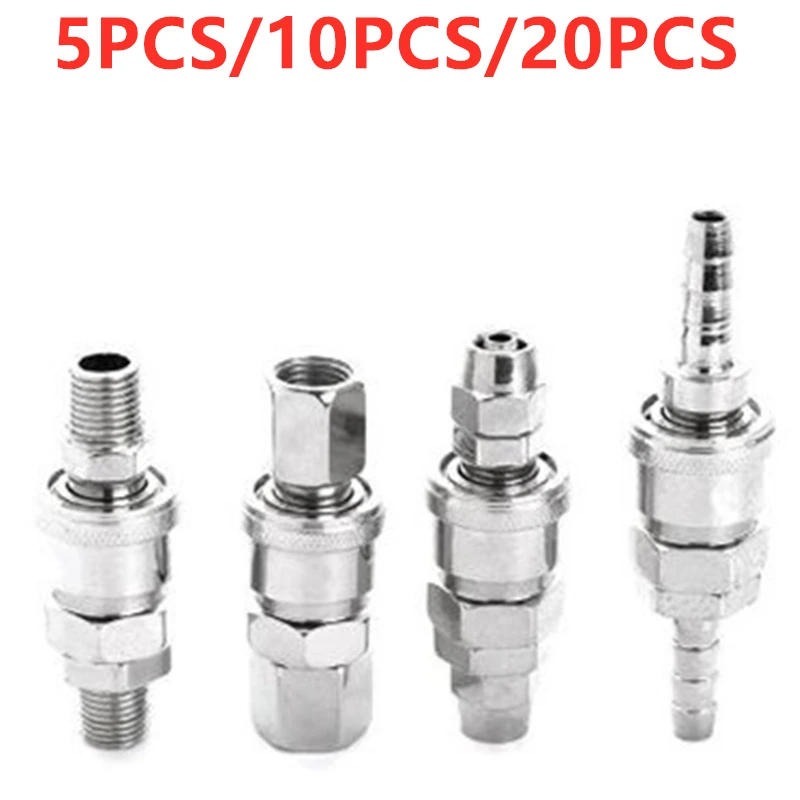 

5/10/20PCS SH/PH SM/PM SP/PP SF/PF 20mm/30mm/40mmpneumatic air compressor hose of the quick coupler plug connector