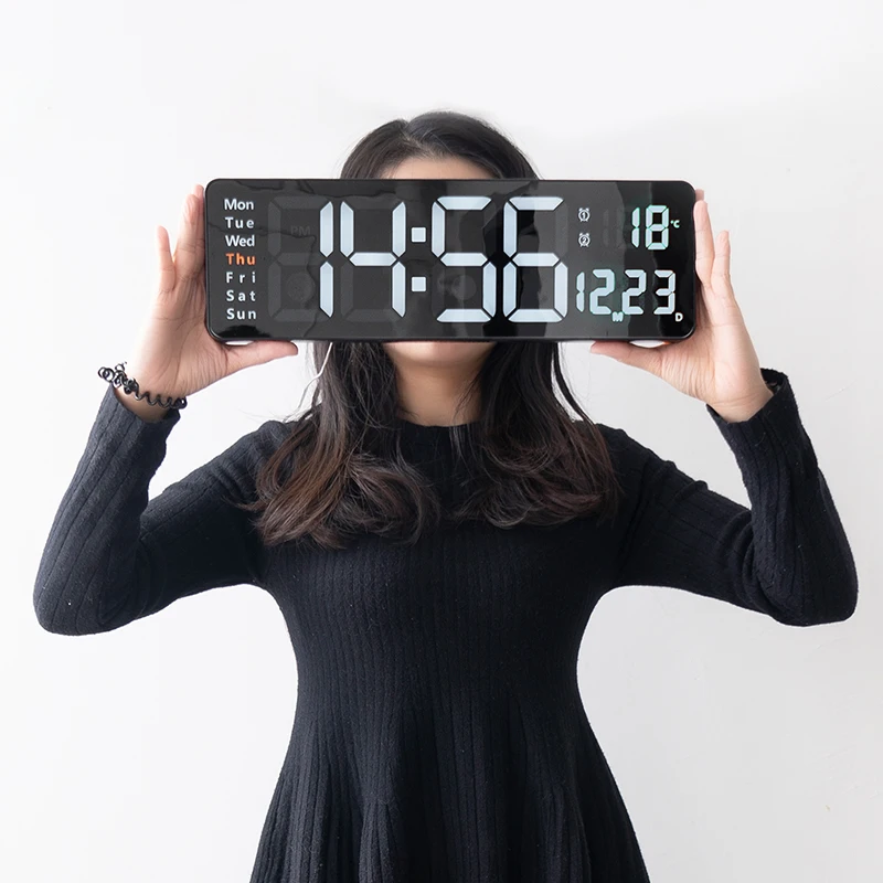 Large Digital Wall Clock 5