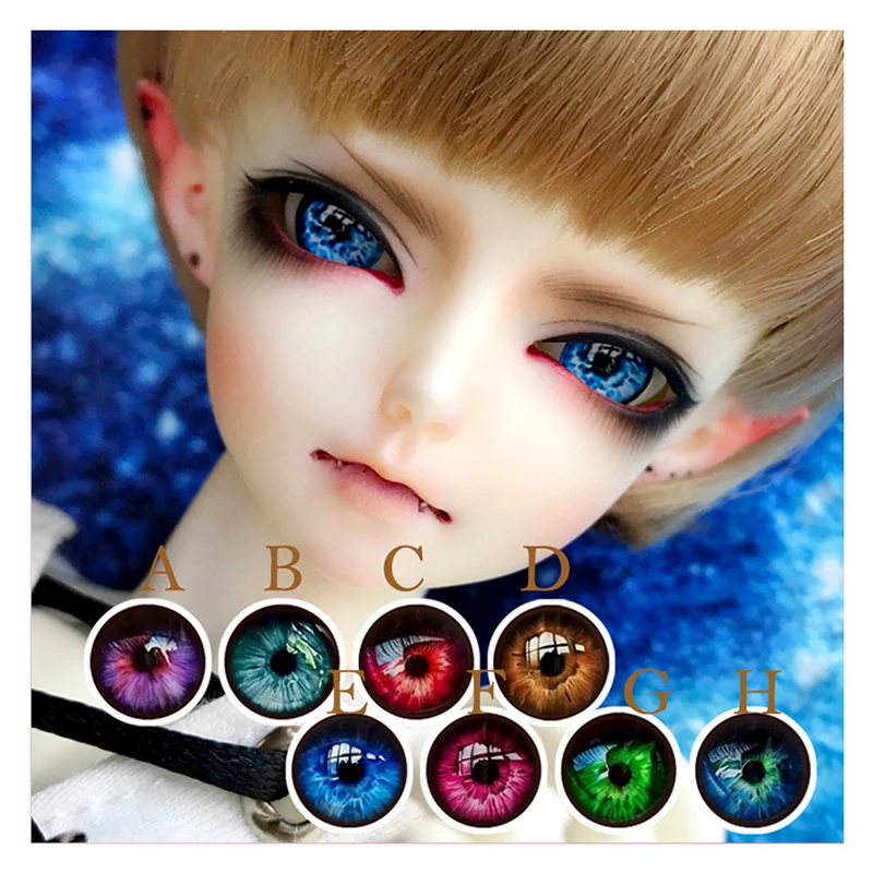 BJD eyes cartoon eyes quality pressure eye 10-24mm eyes for 1/8 1/6 1/4 1/3 BJD SD DD doll accessories pressure eyes