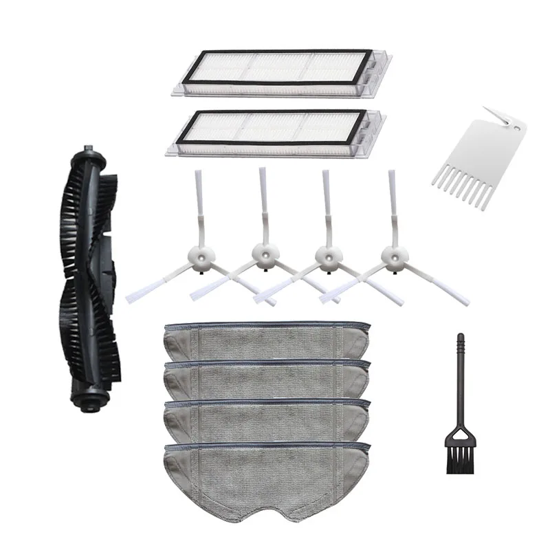 قابل للغسل الرئيسية الأسطوانة الجانب فرشاة Hepa تصفية ممسحة القماش ل 360 S5 S7 جهاز آلي لتنظيف الأتربة أطقم أجزاء اكسسوارات الكنس