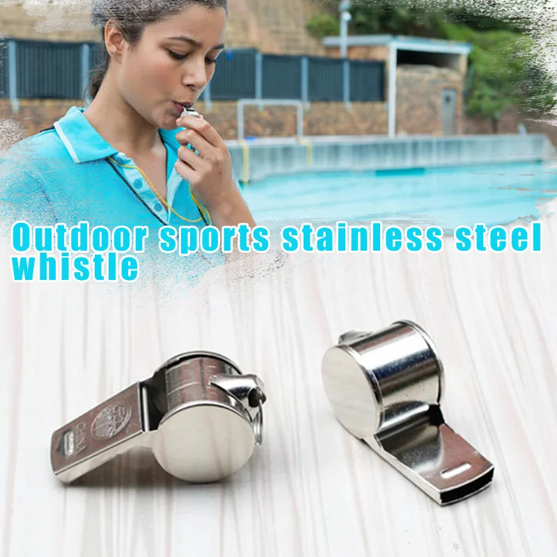 

Referee Whistle Metal Whistle Stainless Steel Whistle Sports Whistle Durable and Lightweight SEC88