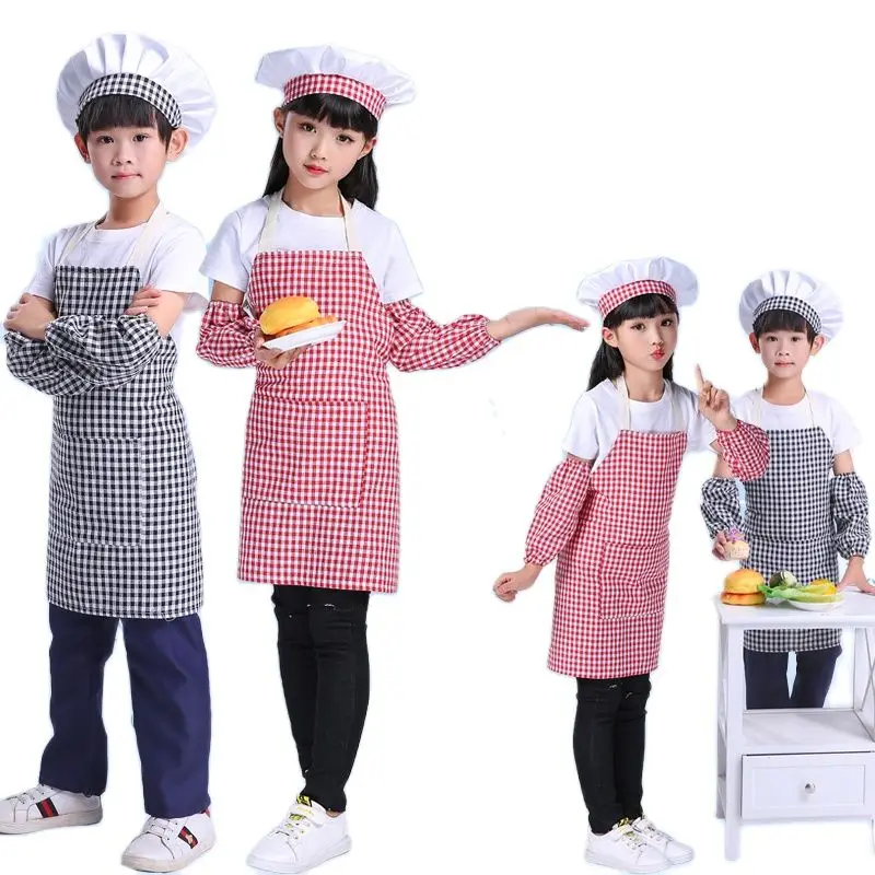 Chef Restaurant Uniform Shirts Chef Jacket  Long Sleeves Waitress Uniform With Kitchen Cap
