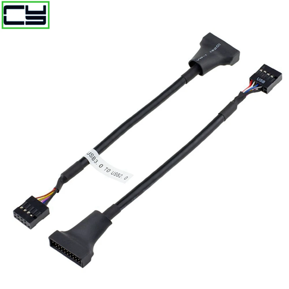1PC Black Usb 2.0 9… - image