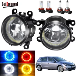 Angel Eye Fog Light Assembly For Opel Astra G H 1998-2010(Only Fit OPC VXR Model) Car H11 Fog Lamp with Halo Ring DRL 20W 12V