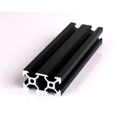 1PC Black V-slot 2040 European Standard Anodized Aluminum Profile Extrusion 100-800mm Length Linear Rail for CNC 3D Printer
