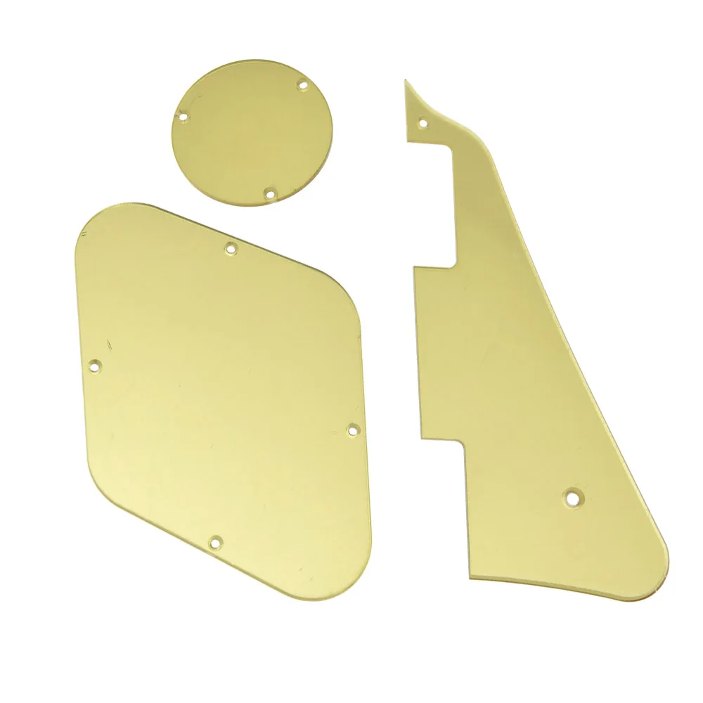 

Gold Mirror Gibson Standard Les Paul Pickguard & Back Plate Switch Cavity Covers Fits for LP Guitar Part Dropshipping