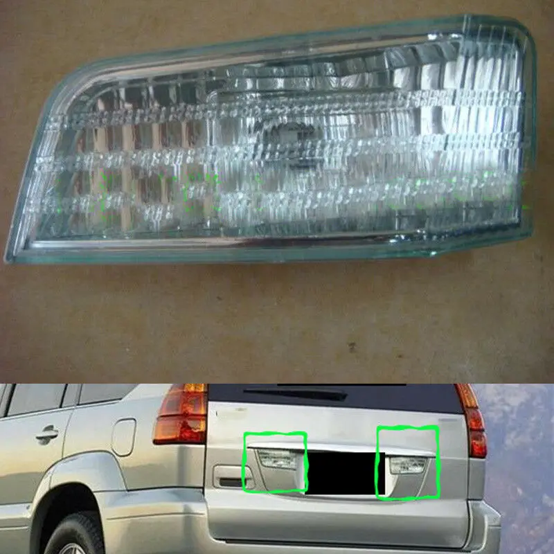 Fit For Lexus GX470 2003-2009 Car Rear License Light Lamp Cover Bulb Replacement 2pcs