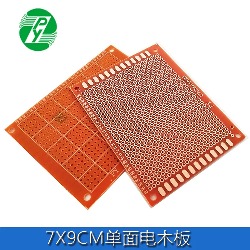 7x9CM Bakelite HB Rubber Board 1.2 Thick Universal Board Universal Circuit Experimental Board Hole Porous Board