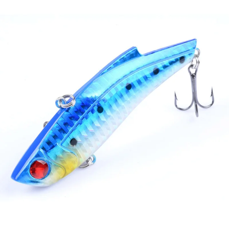 1Pcs VIB Winter Ice Sea Fishing Lures 9cm 26.5g Hard Crankbait Wobblers Artificial 5 Colors Trolling Carp Fishing Accessories