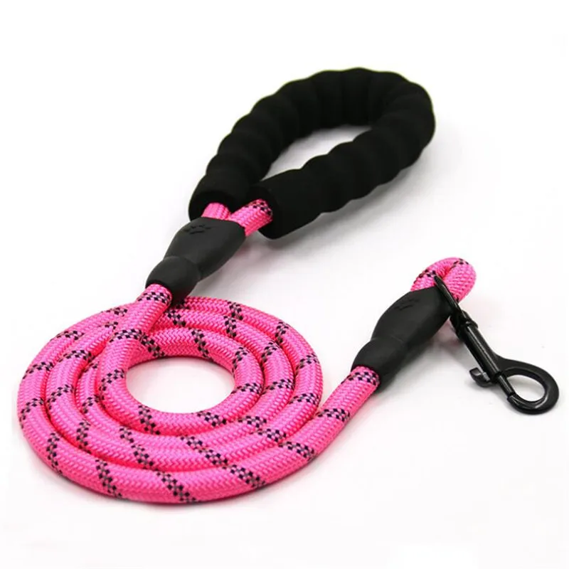 Luminous Beautiful 1.5M Nylon Safety Buckle Dog Pet Leash High Quality 02