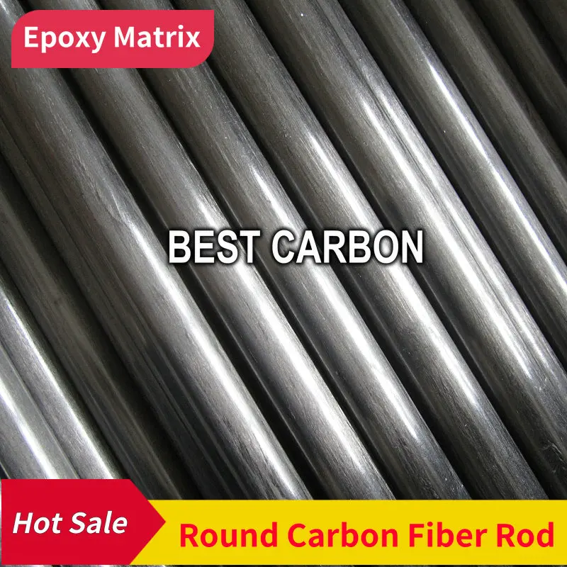 Free shipping 1mm 1.5mm 2mm 2.5mm 2.8mm 3mm to 29.8mm, 500mm length Round Pultruded Carbon Fiber Rod,crp rod, cfk rod